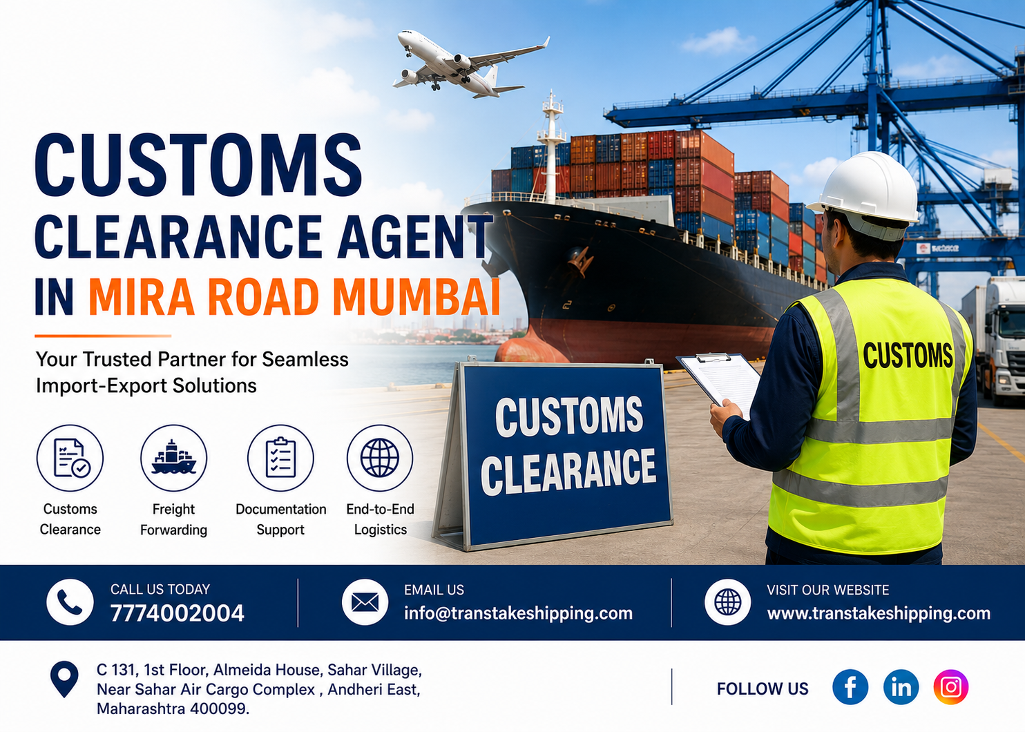 Custom Clearance Agent in Mira Road Mumbai